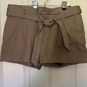 Banana Republic Tan Shorts with Tie Waist